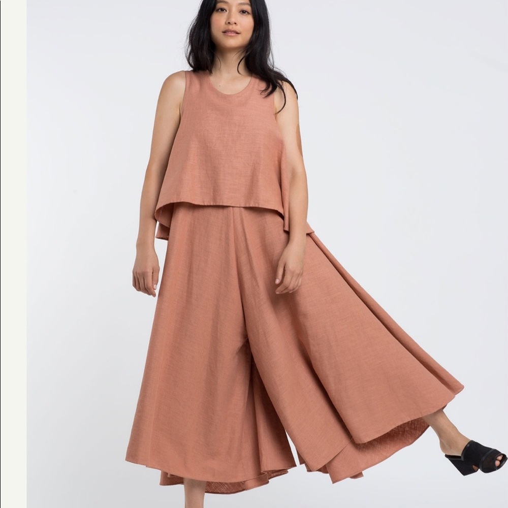 Kaarem Sophora Layered Onesie - Clay